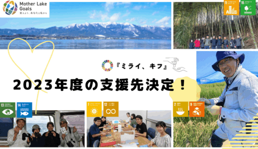 【BSC】SDGs推進事業「ミライ、キフ」2023年度の支援先決定！！